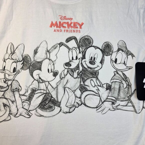 Disney Womens Mickey Mouse and Friends Small Short Sleeve Graphic Tee - Picture 2 of 8